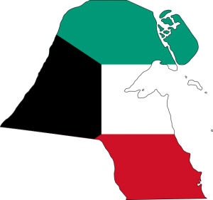kuwait-flag-map