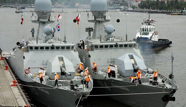 المجموعة البحرية الروسية في ميناء انزلي