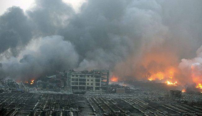 انفجارات مروعة بمنطقة صناعية في الصين