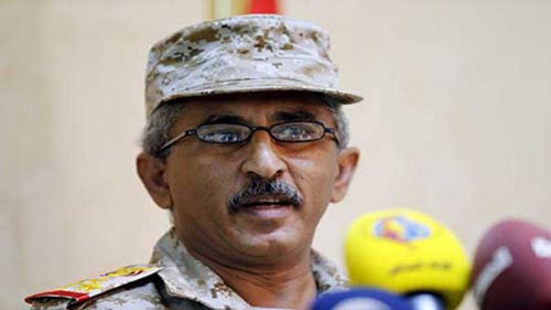 الناطق الرسمي باسم الجيش اليمني العميد الركن شرف غالب لقمان