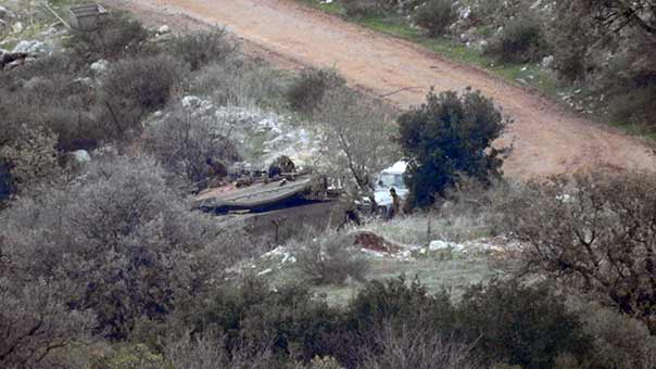 العدو الصهيوني يستقدم قوة كبيرة لسحب الاليات المعطوبة من أرض العملية 