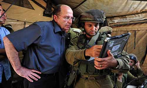 وزير الحرب الاسرائيلي موشيه يعلون