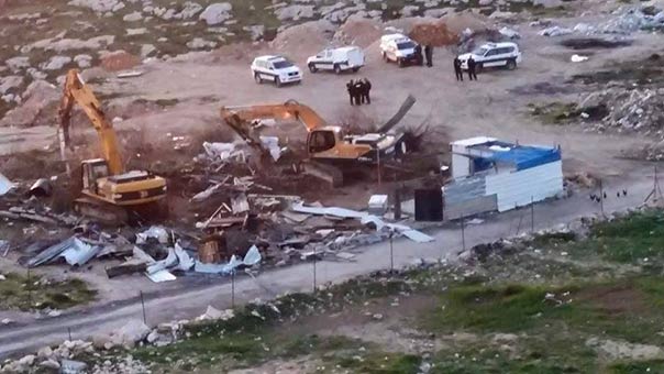 أعمال الهدم في العيساوية