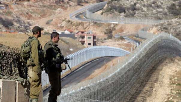 جنود اسرائيليين عند الحدود اللبنانية الفلسطينية