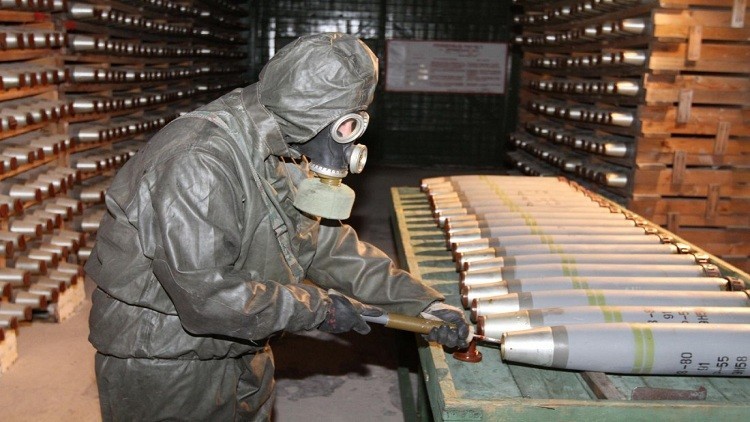 روسيا أتلفت 99% من مخزون أسلحتها الكيميائية