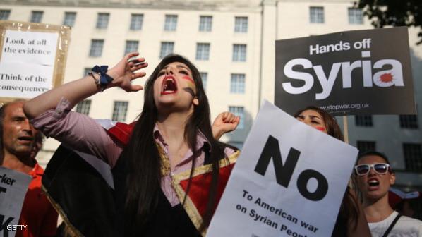 Stop The War Coalition Demonstrate Outside Downing Street