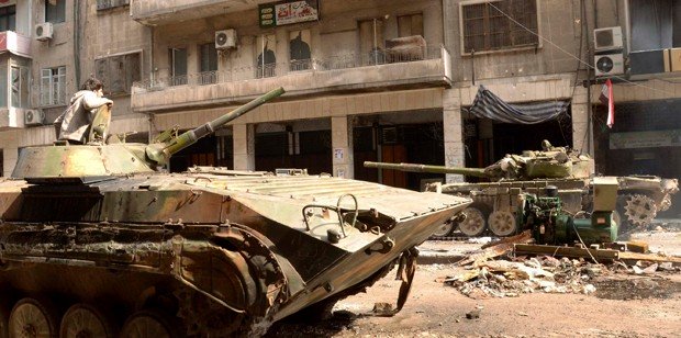 syria - tank - halab