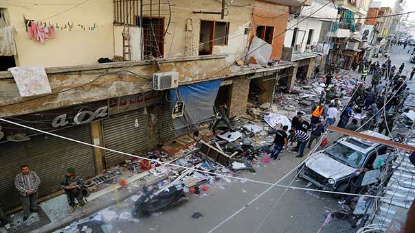 الانفجاران الارهابيان استهدفا منطقة سكنية