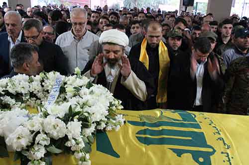 حزب الله يشيّع الشهيد علي الشامي إلى مثواه الأخير في الأوزاعي