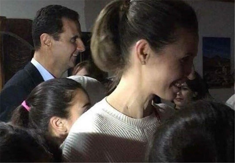 صورة مع الرئيس السوري بشار الأسد